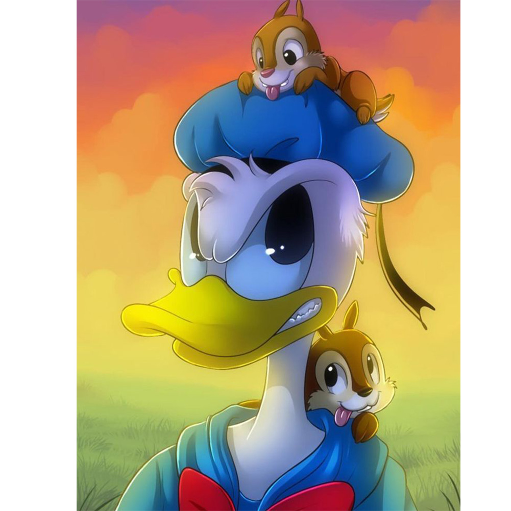 

Cartoon Duck - Round Drill Diamond Painting - 30*40CM, 501 Original