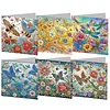 6 Stück DIY Schmetterling Biene Diamant Kunst Grußkarten für Festivals und Feiern