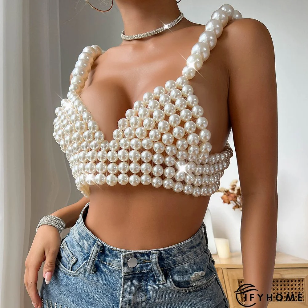 Hot Sale Sexy Fashion Pearl Camisole | IFYHOME