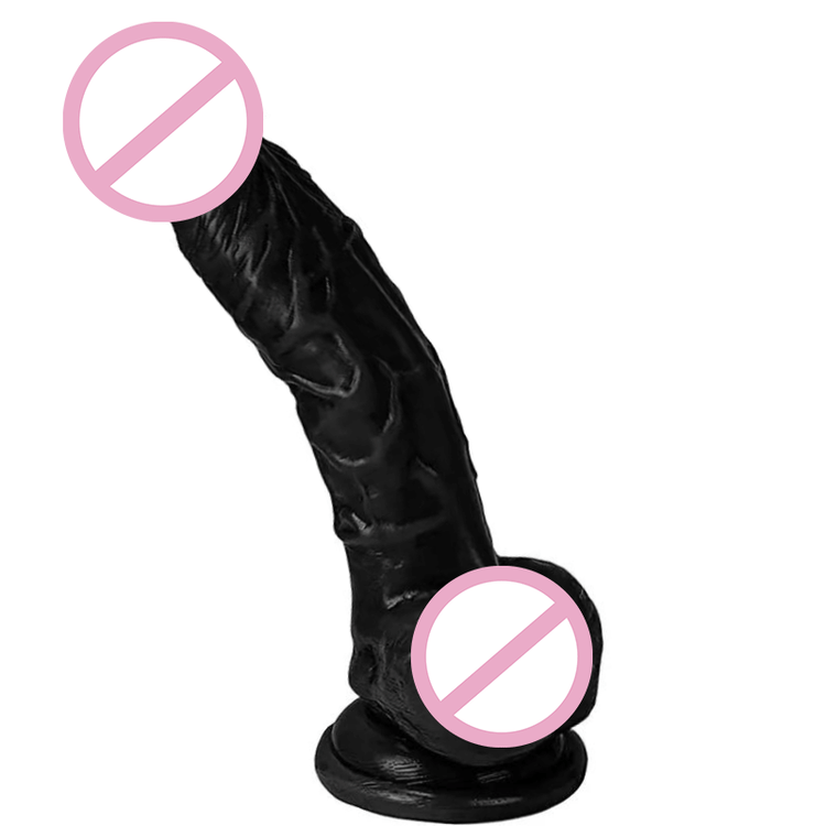9 Inch Realistic Dildo Big Penis Sex Toy (Black)