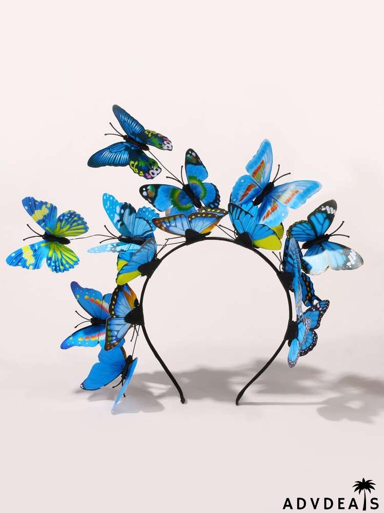 Butterfly Decor Hair Hoop