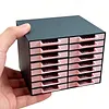16Pcs Rhinestone Tray Storage Rack Set Large Capacity Diamond Painting Storage Tray Stackable Drilling Disc Rack for DIY Crafts Rhinestones Sorting Trays (Black)