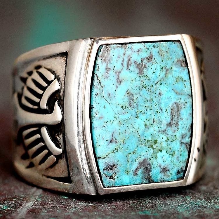 FREE Today: Men's Eagle Turquoise Ring