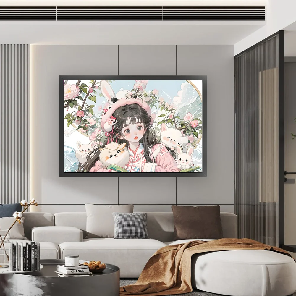 11CT Full Stamped Cross Stitch - Tiger(Canvas|60*40CM) - Eco-Friendly Cotton Thread