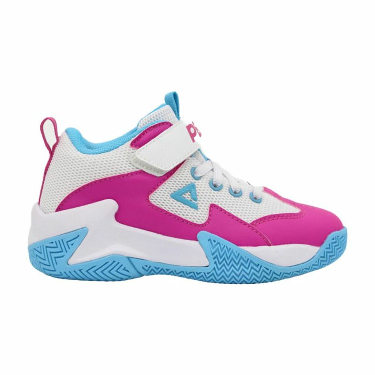Basketball Shoes for Children Peak Peak Game 2 Infantil Blue Pink