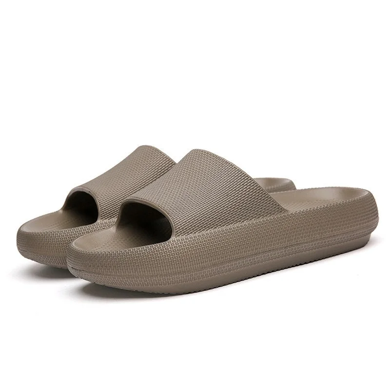 Men Thick-soled Slippers EVA Soft-soled Comfortable Sandals Casual Men 's Indoor Bathroom Non-slip Shoes 2021 Summer Trend Beach