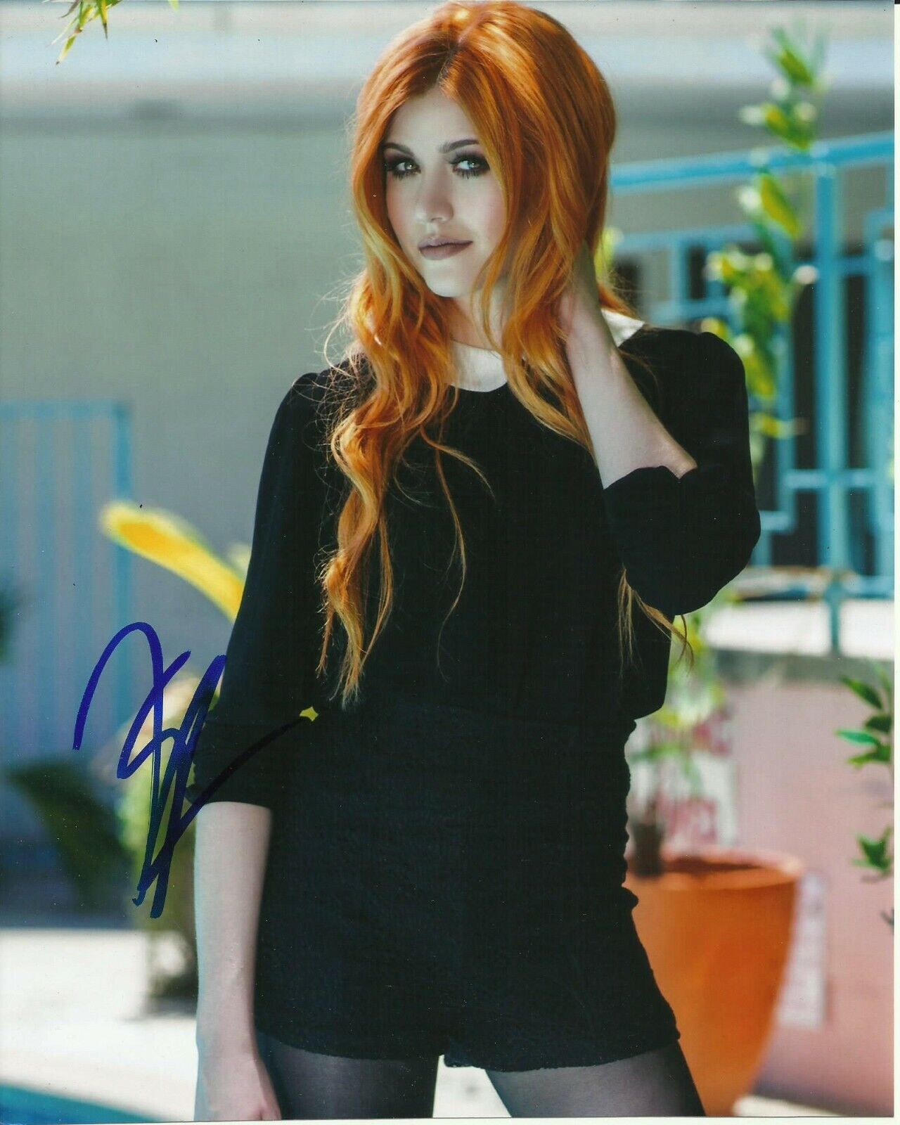 KATHERINE McNAMARA SIGNED SEXY Photo Poster painting UACC REG 242 (1)