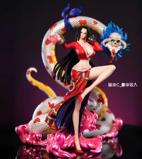 POP Scale Boa Hancock - ONE PIECE Resin Statue - Enjoying Flames