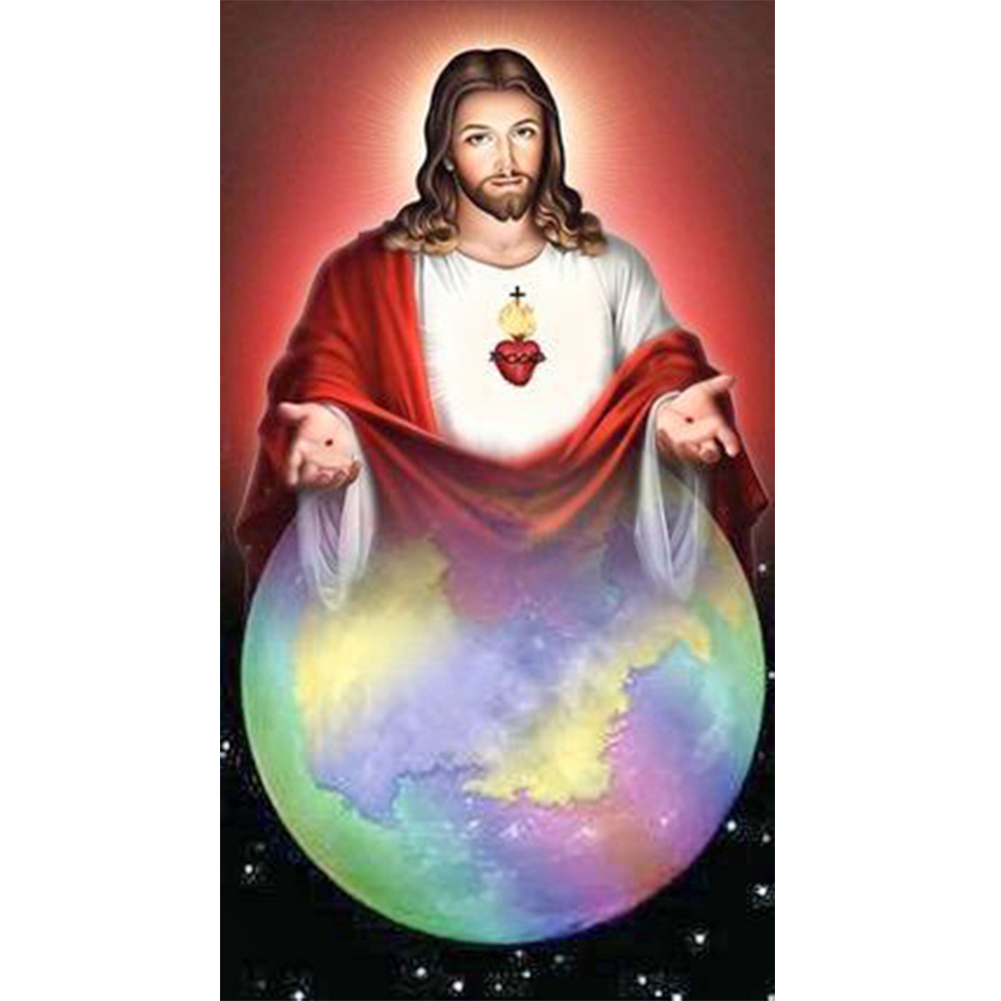 

40*70CM - Round Drill Diamond Painting - Jesus, 501 Original