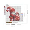 Diamond Painting-DIY Full Round Drill Heart Gnomes