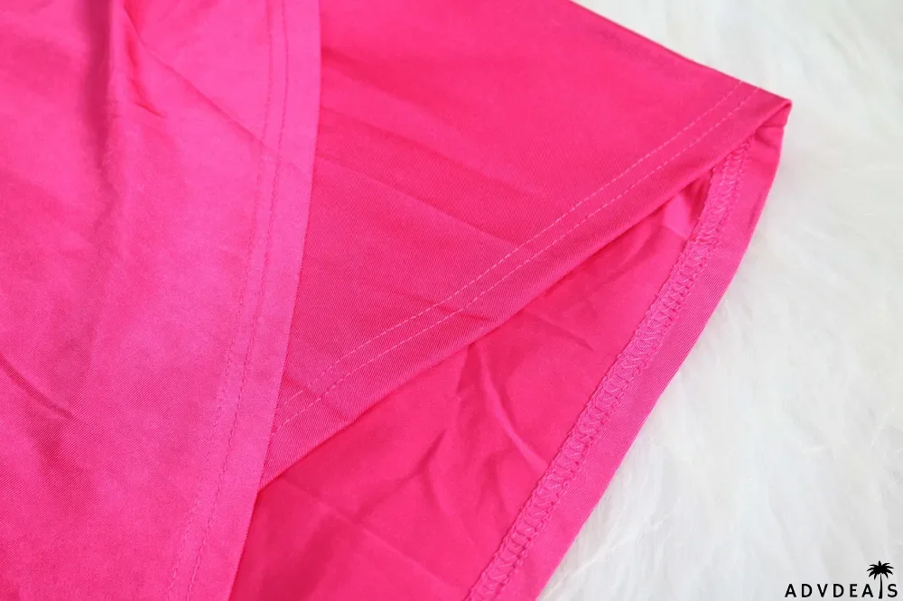 Solid One Shoulder Irregular Mini Dress