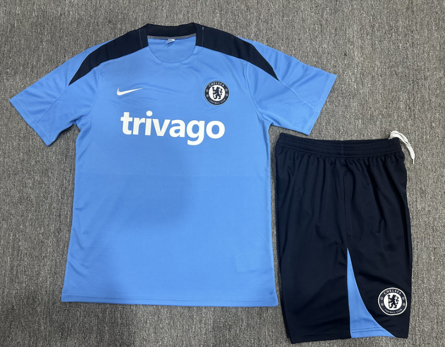 24/25 Chelsea Short Sleeve Training Kit Football Shirt Thai Quality