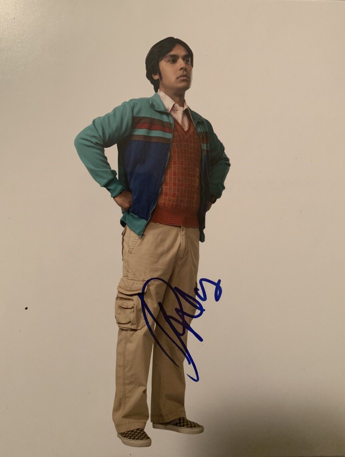 Kunal Nayyar Signed 8x10 Auto Pic Photo Poster painting Big Bang Theory