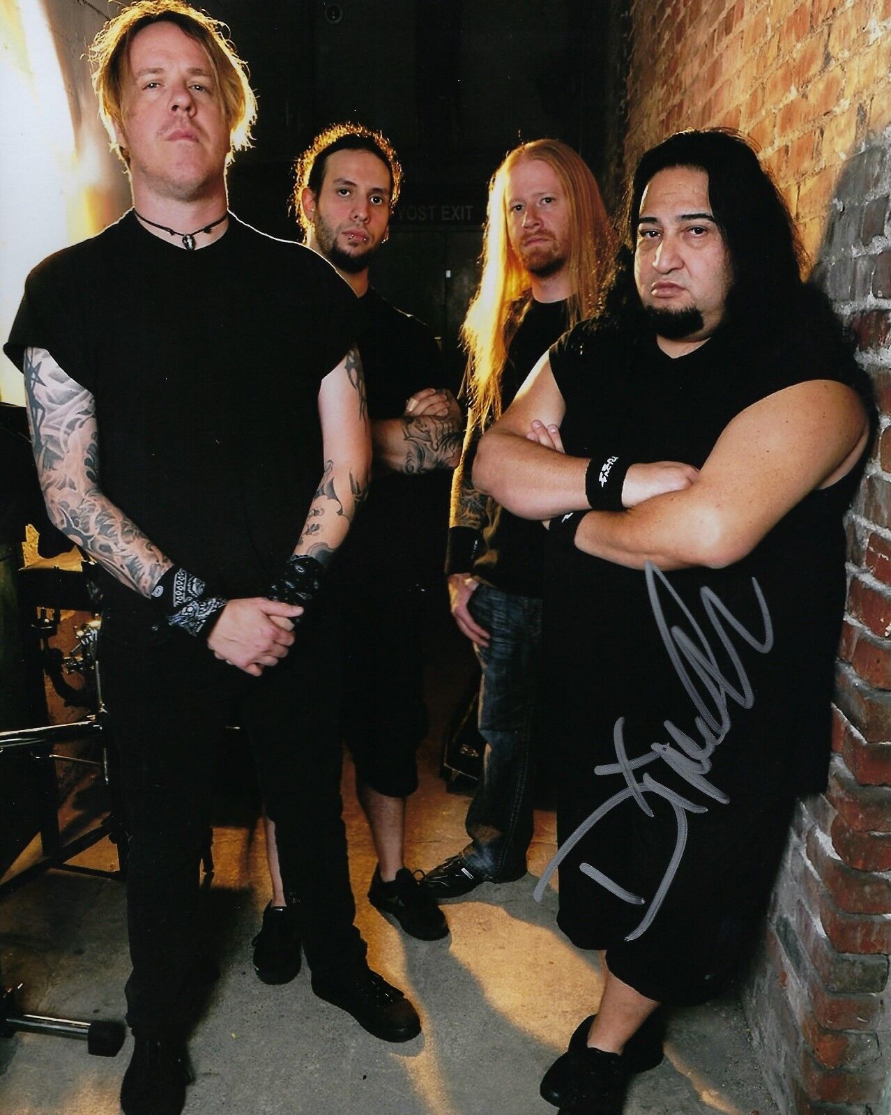 GFA Fear Factory Band * DINO CAZARES * Signed Autographed 8x10 Photo Poster painting D2 COA