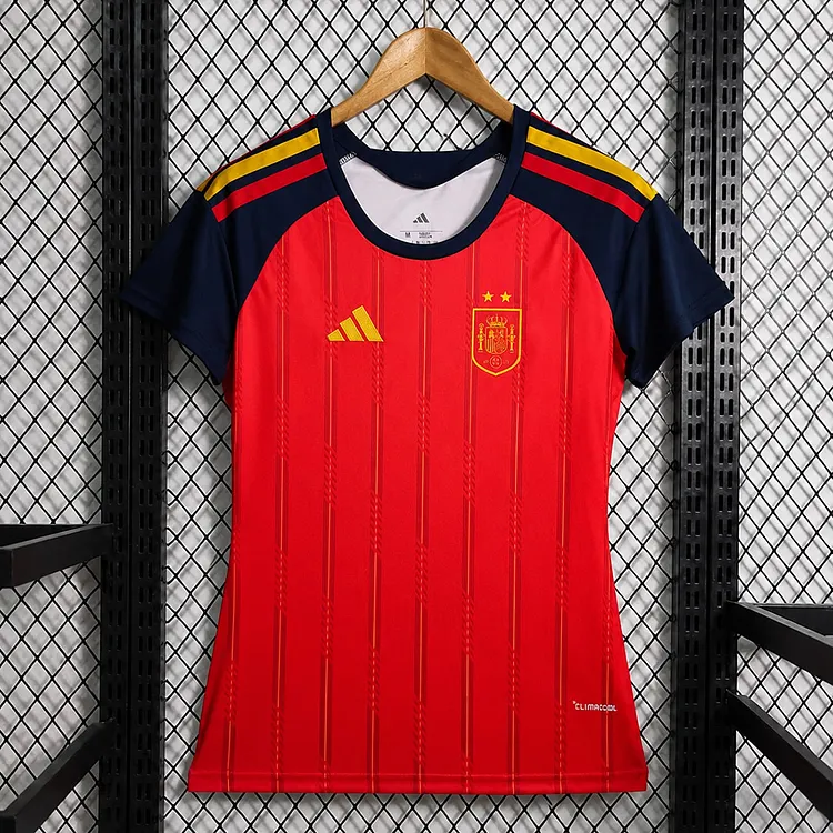 Spain 2026 World Cup Home Jersey (Women's) （Two Stars）1:1 Thai Quality