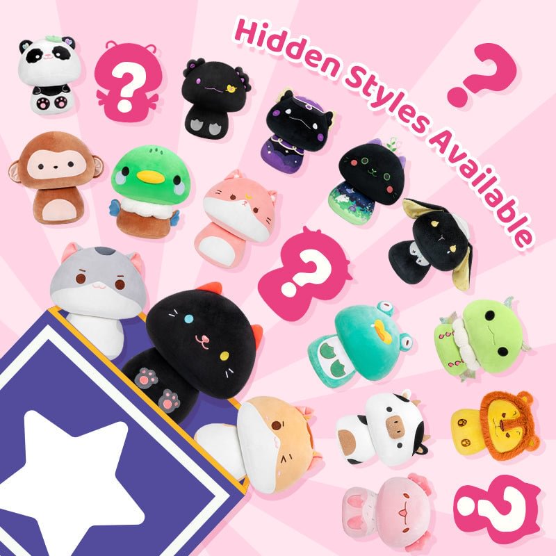 [Free Shipping] 4" Mystery Plush-3 Pack