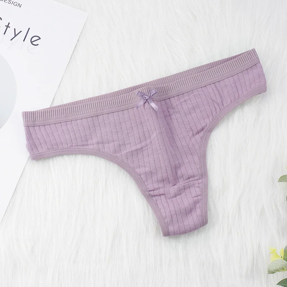 Billionm Pcs Women Tanga Cotton G String Briefs Underwear Fashion Sexy Panties Ladies G-string Soft Lingerie Thong Hot Low Rise M-XXL