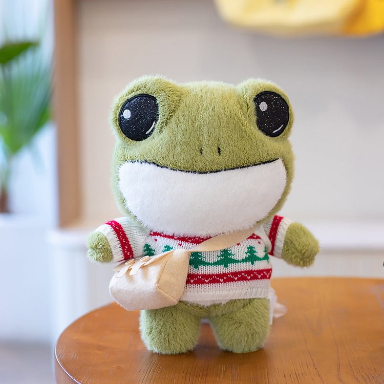 Laughing frog plushies dolls