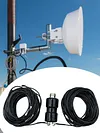 Ham Radio Shortwave Antenna Horizontal Balun Antenna for Emergency Communication