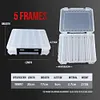 Double Sided 10/14/18 Compartment Fishing Hook Bait Case for Storage Big Baits