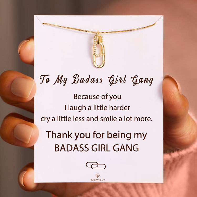 For Friend - Badass Girl Gang Forever Linked Necklace