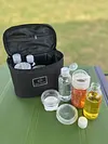 10Pcs/Set BBQ Seasoning Bottle Set with Storage Bag for Outdoor Camping Picnic