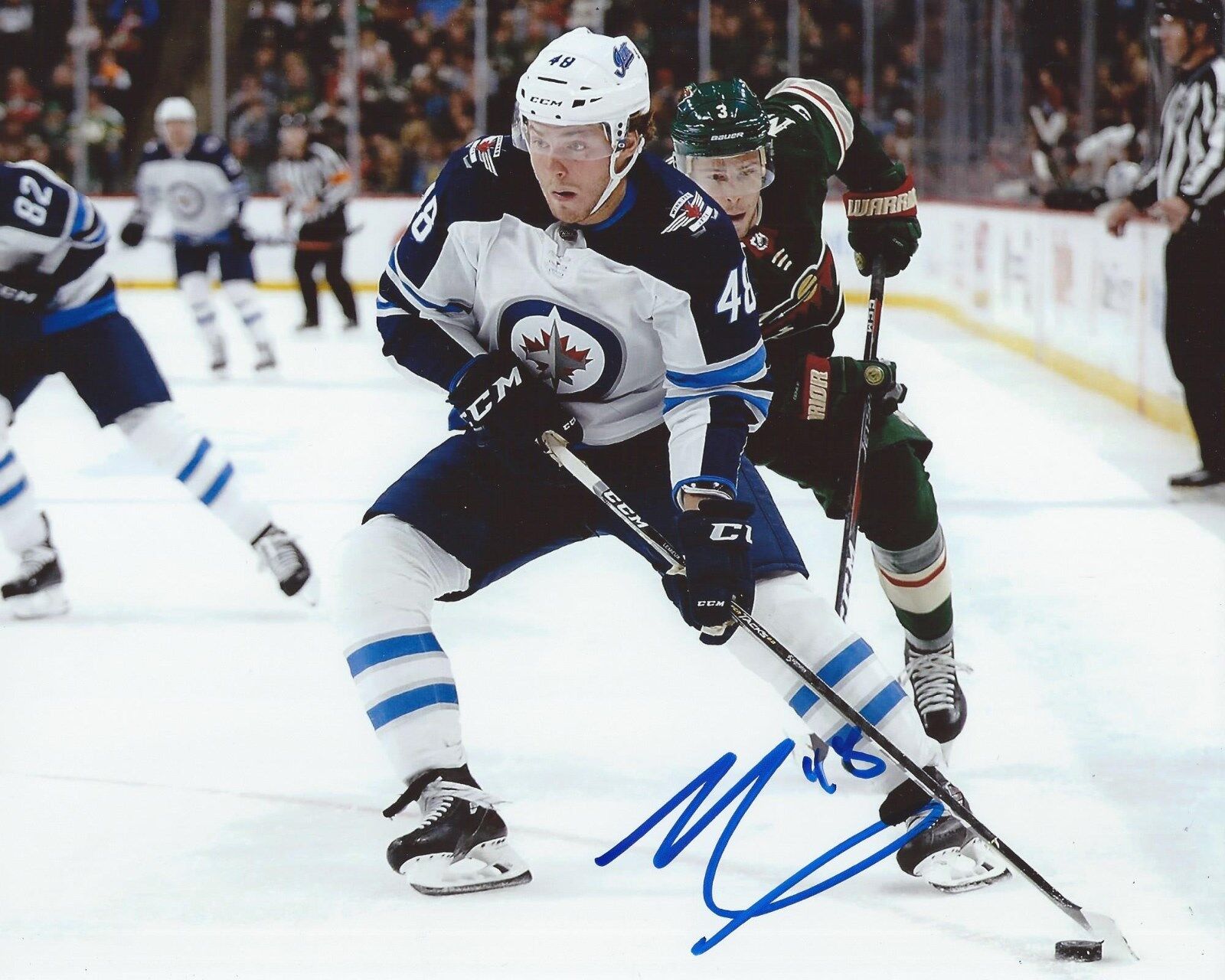 Brendan Lemieux Signed 8x10 Photo Poster painting Winnipeg Jets Autographed COA