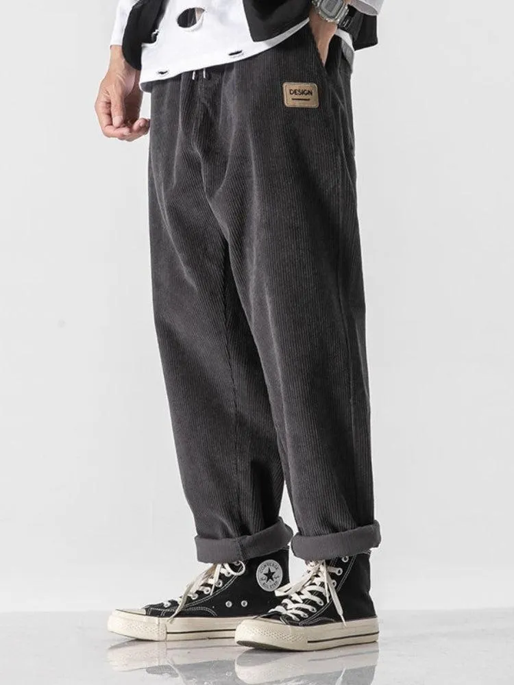 Brownm Boy Corduroy Jogger Pants