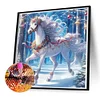 (50*50cm)Christmas Horse - Full Round Drill Diamond Painting