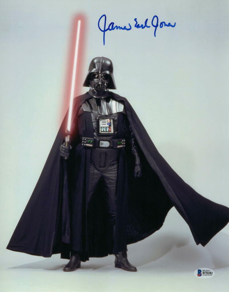 JAMES EARL JONES SIGNED AUTOGRAPH 11x14 Photo Poster painting - STAR WARS DARTH VADER, BECKETT A