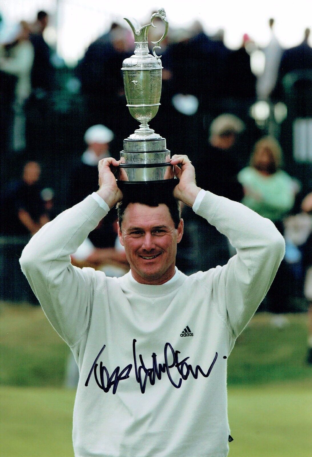 Todd HAMILTON SIGNED Autograph 12x8 Photo Poster painting AFTAL COA PGA European Winner Golf