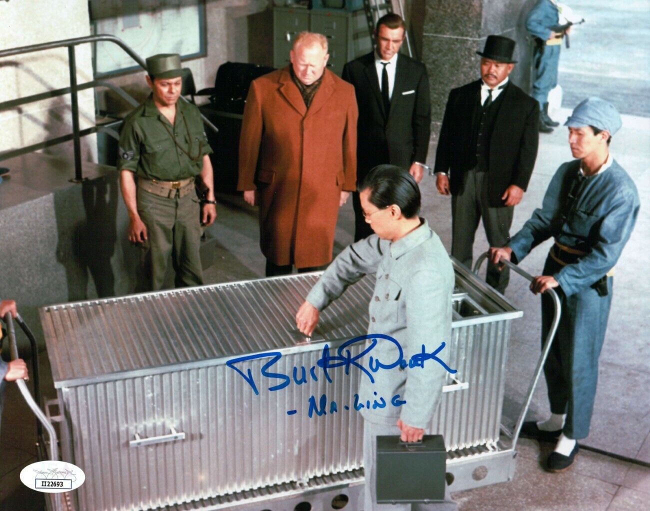 Burt Kwouk Signed Autographed 8X10 Photo Poster painting James Bond Goldfinger Ling JSA II22693