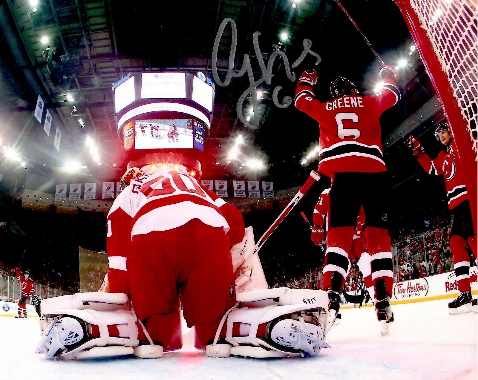 Andy Greene autographed signed 8x10 Photo Poster painting NHL New Jersey Devils