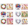 6Pcs girafe-bricolage carte de voeux
