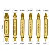 6pcs Damaged Screw Extractor Speed Out Drill Bits Tool Broken Bolt Remover
