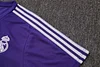 Joyfball 2025/2026 Real Madrid Short sleeve pre-match training Purple Jersey+Shorts  1:1 Thai Quality