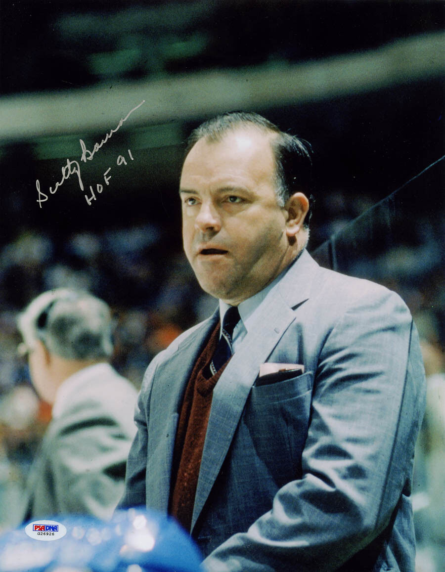 Scotty Bowman SIGNED 11x14 Photo Poster painting + HOF 91 Buffalo Sabres PSA/DNA AUTOGRAPHED