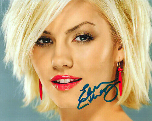 Autographed Photo Poster painting Elisha Cuthbert Signed 8 x 10