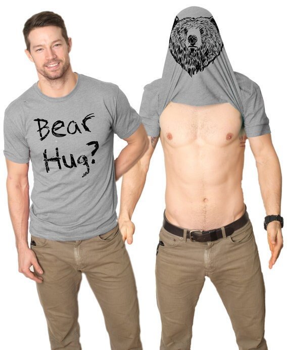 New printed men's T-shirt summer fashion creative English double-sided animal head men's short sleeved T-shirt