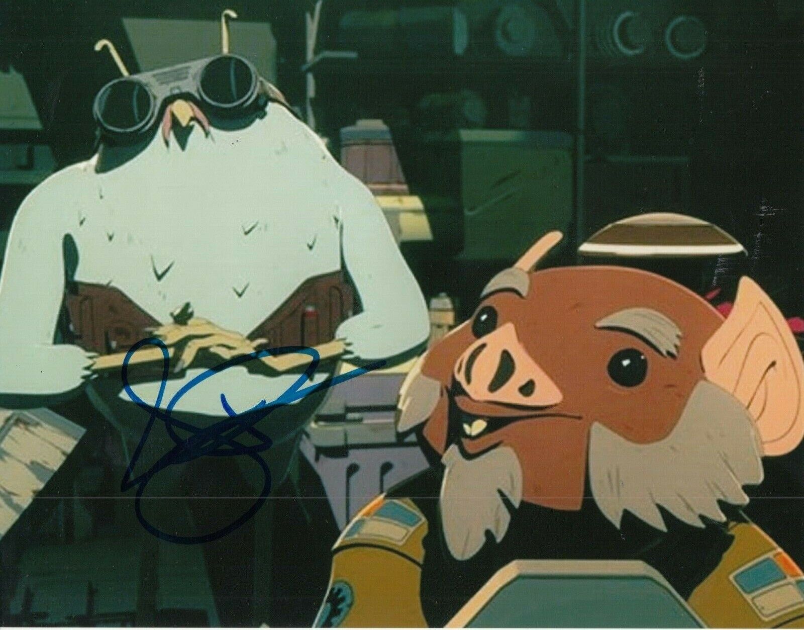 JIM RASH signed (STAR WARS RESISTANCE) auto 8X10 Photo Poster painting *FLIX* Proof W/COA #3