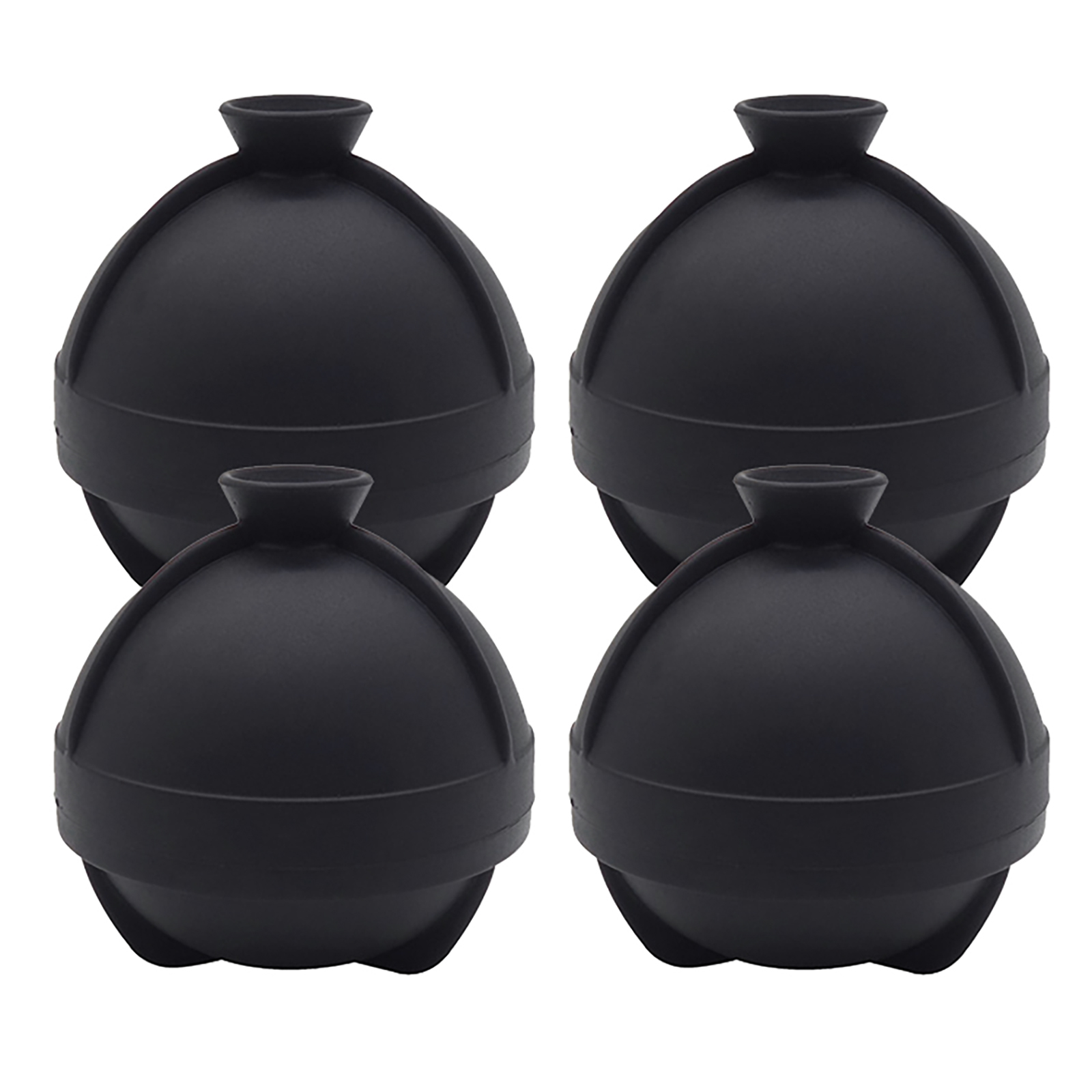 

Ice Ball Mold 4 Pack BPA Free Sphere Ice Molds with Built-in Funnel, 501 Original