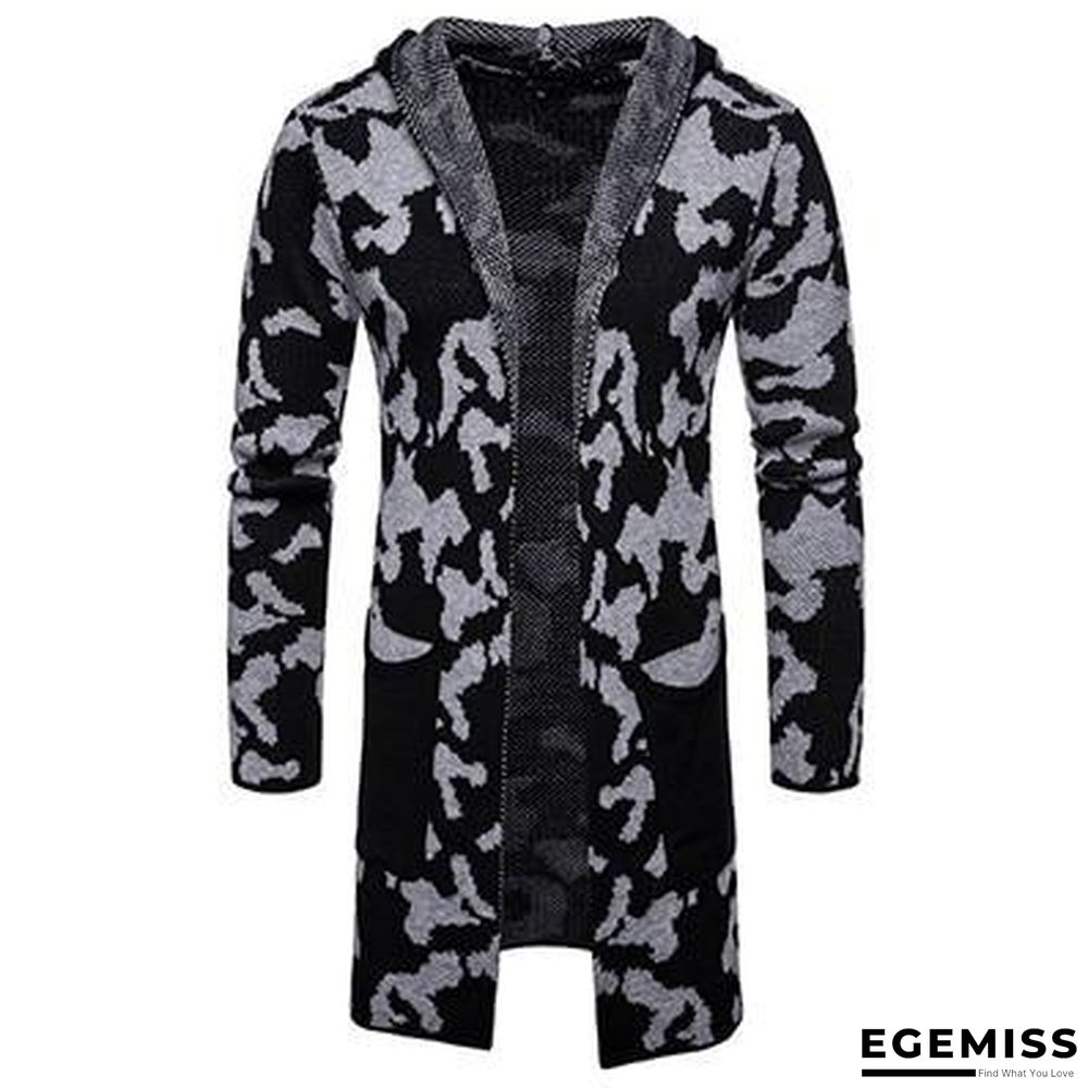 Men Casual Sweater Cardigan Men Winter Hooded Neck Quality Knitted Brand Male Sweaters large size | EGEMISS