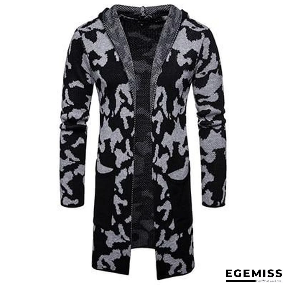 Men Casual Sweater Cardigan Men Winter Hooded Neck Quality Knitted Brand Male Sweaters large size | EGEMISS