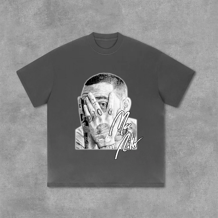 Mac Miller Graphic Print Cotton T-Shirt SOPULA