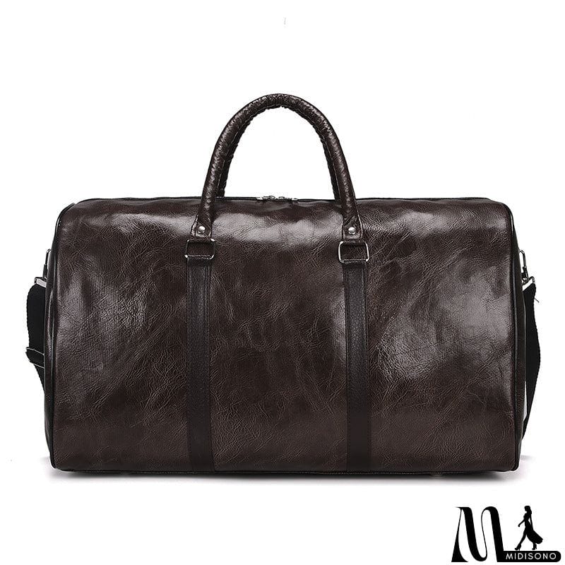MidiSono - Vintage Strong Durable Large Capacity Waterproof Travel Duffel Bag