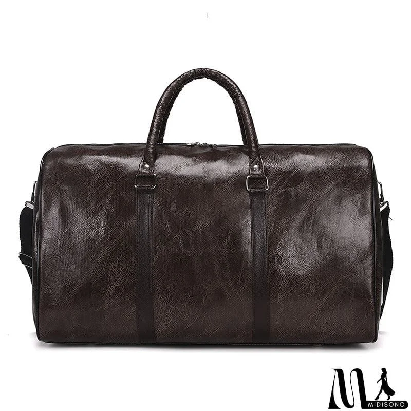 MidiSono - Vintage Strong Durable Large Capacity Waterproof Travel Duffel Bag
