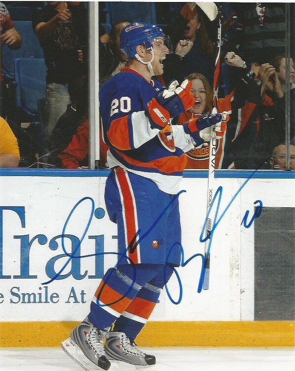 New York Islanders Sean Bergenheim Autographed Signed 8x10 Photo Poster painting COA