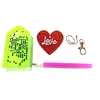 Valentine's Day-（Double-Sided)5pcs Diamond Painting Keychain