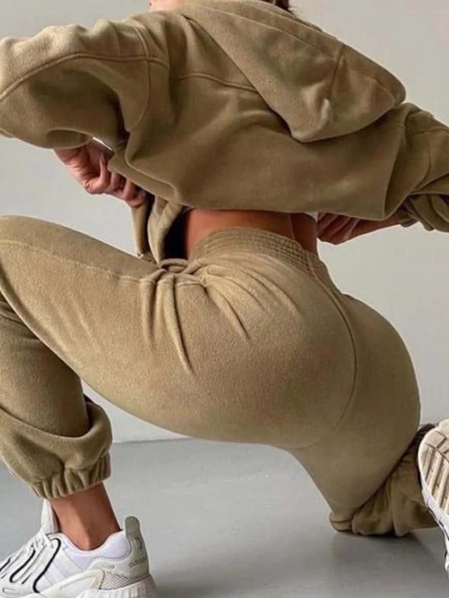 Stylish casual sweater suit