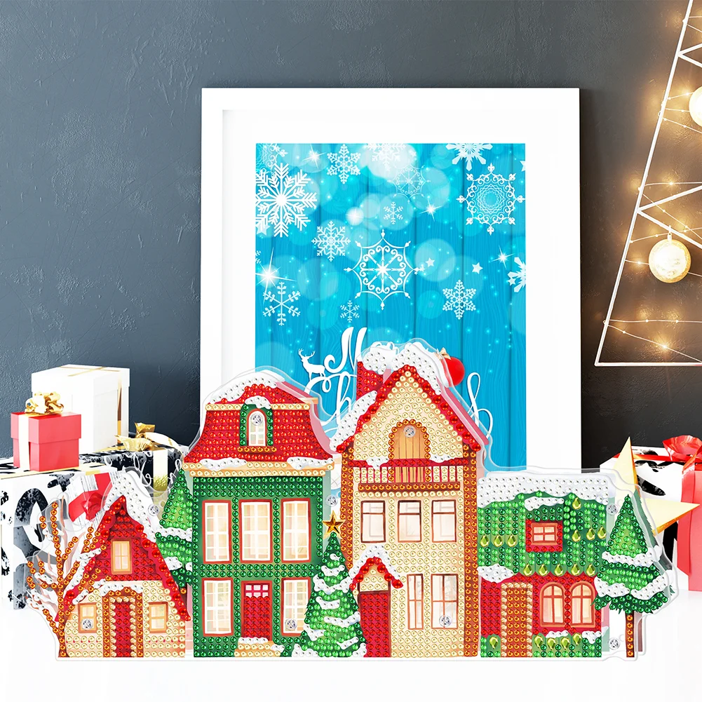 DIY Diamond Painting Nightlight Drilling Lamp - Christmas House